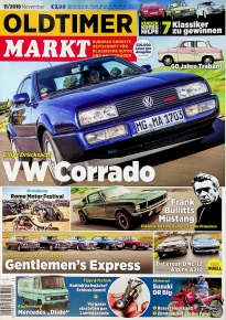 Deckblatt Oldtimer Markt (11/2018)